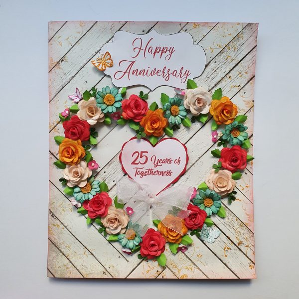 happy anniversary - greeting card - personalized - sharjah - dubai - craft corner