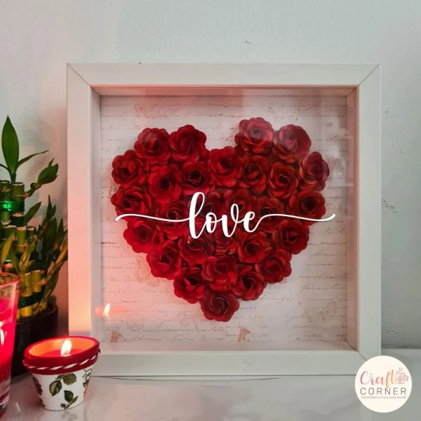 Love roses - craft corner - personalized - valentines day - dubai - sharjah - gifts